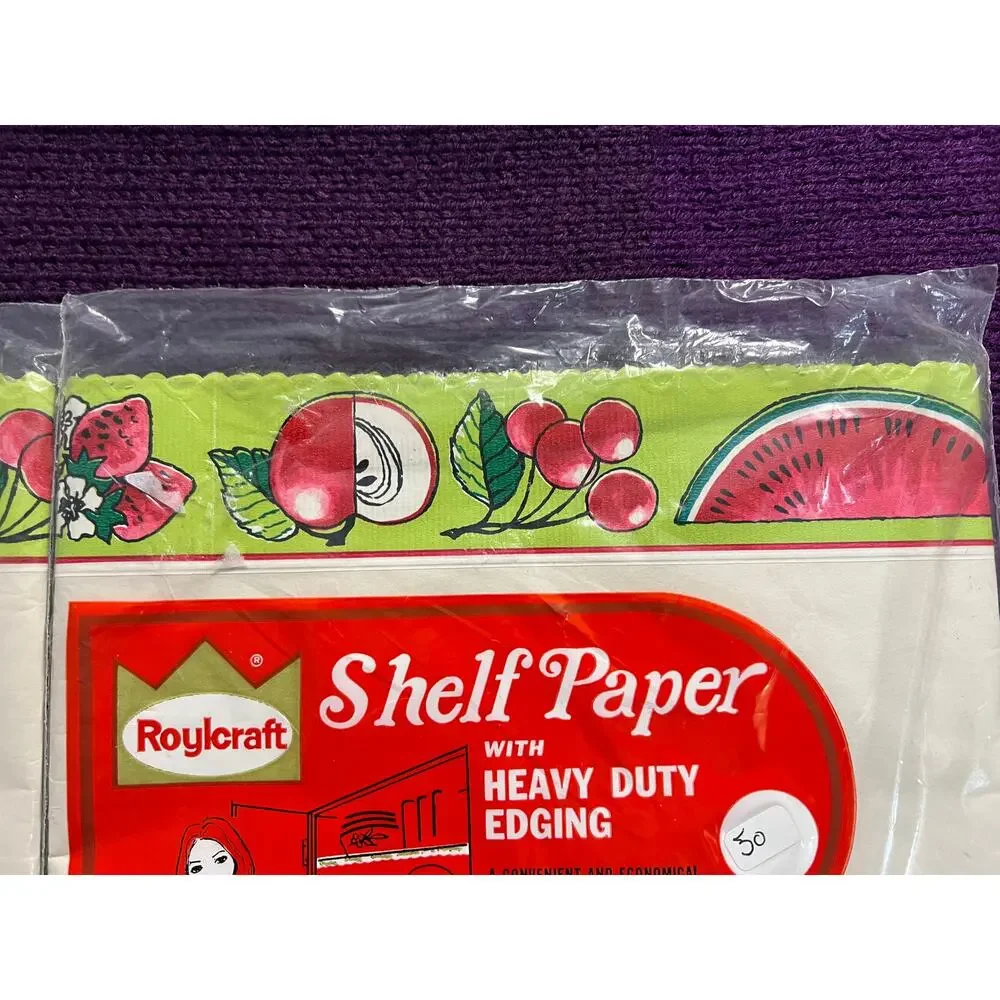 Roylcraft Shelf Paper decorative fruit edging